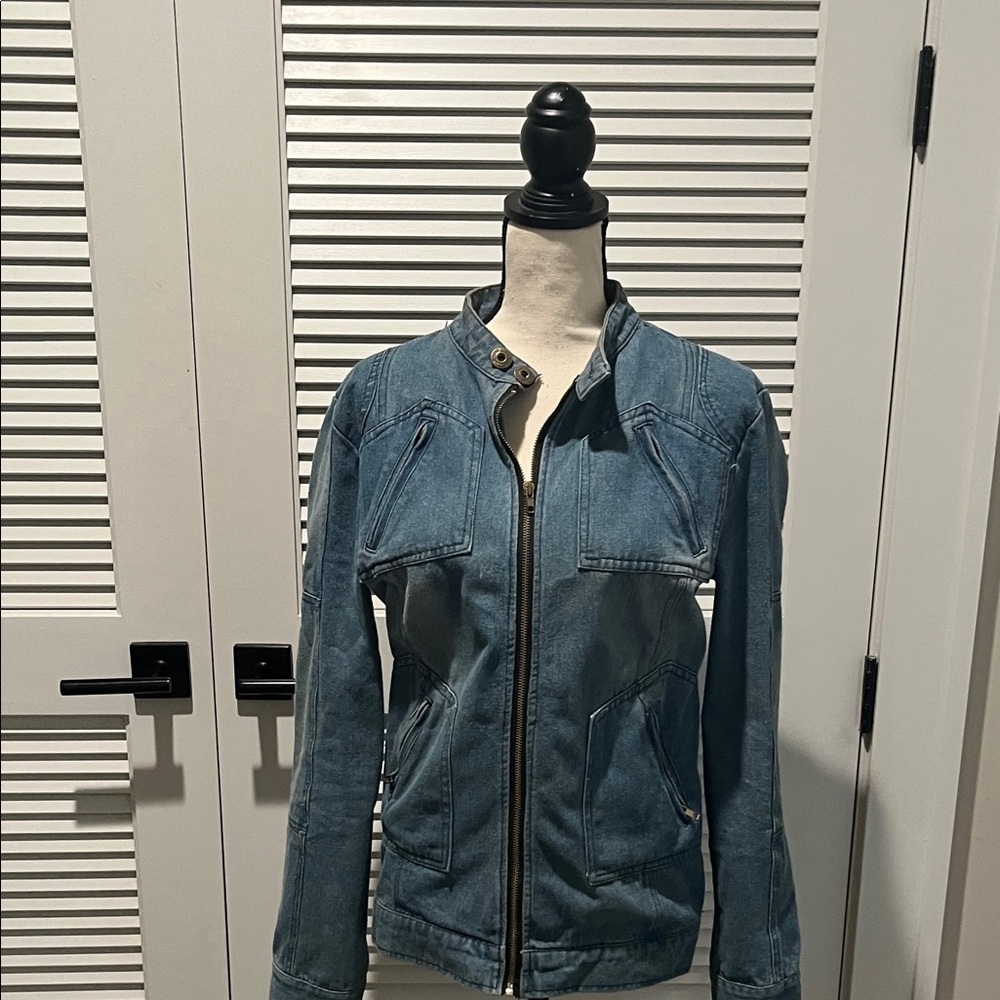 Stylish Blue Denim Jean Jacket